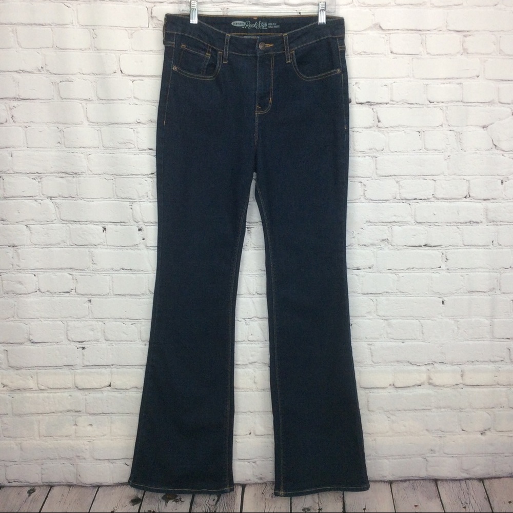 Old Navy The Rock Star Size 12 High Rise Dark Wash